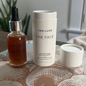 New TAN-LUXE THE FACE Self Tanning Illuminating Drops Oil Full Size Light/Medium